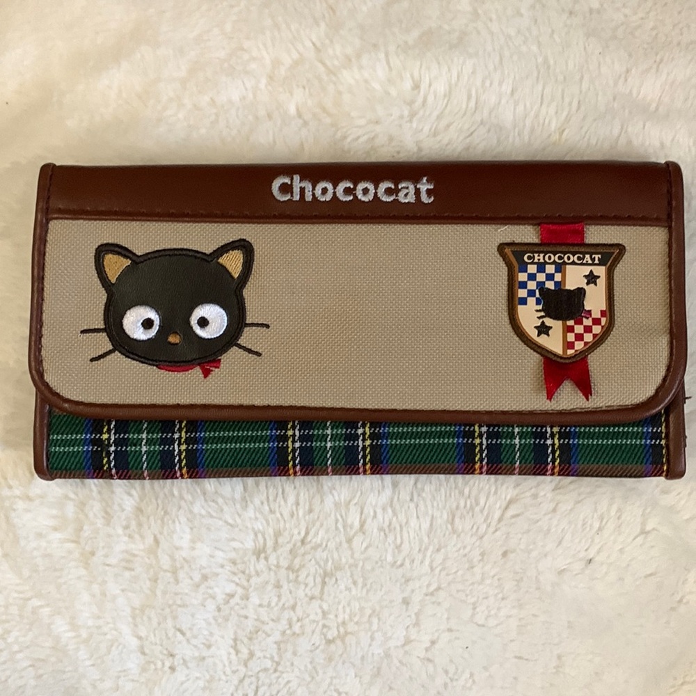 2011 Chococat Sanrio Wallet with flannel detail